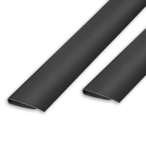 Ribelli PVC Abschlussleiste, 100 cm, anthrazit-10 Stück von Ribelli