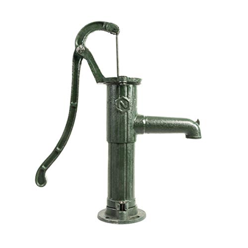Schwengelpumpe Gartenpumpe Handpumpe Wasserpumpe manuell und energiesparend Rundflansch Typ 75 Nostalgie von Ribelli