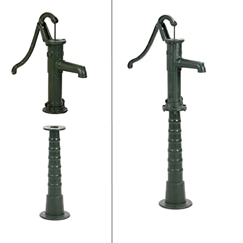 Ribelli Schwengelpumpe Gartenpumpe Handschwengelpumpe Wasserpumpe Handpumpe + Ständer von Ribelli