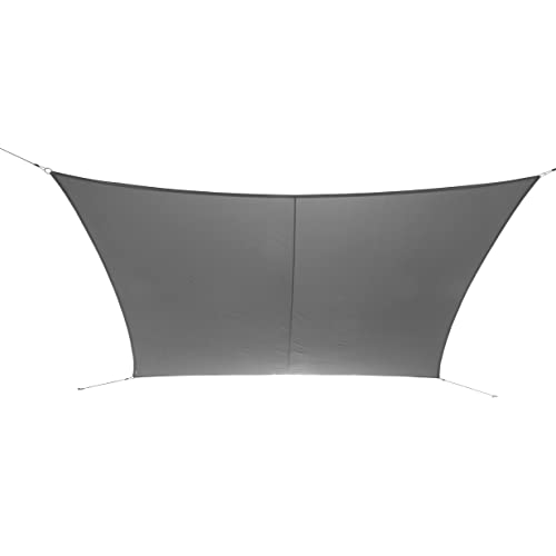 Ribelli Sonnenschutz, Sonnenschutz, UV-Schutz 50+, Windschutz, rechteckig, Farbe: Grau, Form: rechteckig, Größe: 2 x 4 m von Ribelli