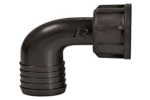 Ribiland prrac1 X 19 C Verbindungsstück kanneliert Krümmer Kunststoff 1/19 von RIBIMEX