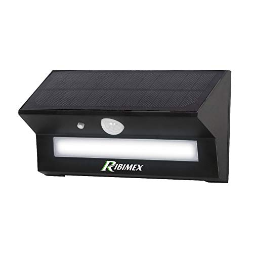 Ribimex PRLUMSOL2/M Solarleuchte mit Sensor, Schwarz von RIBIMEX