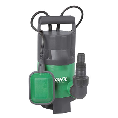 Ribimex PRPVC400C Schmutzwasser-Tauchpumpe, 400 W, Grün/Grau von RIBIMEX