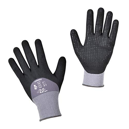 Ribimex RI-PRGAN11MU Mehrzweckhandschuhe, Größe 11, Grau/Schwarz von RIBIMEX