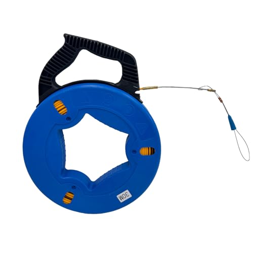 Einziehspirale 60m 4mm Kabeleinziehhilfe, Einziehspirale mit Einziehfeder für Kabel & Elektroinstallationen Dual-Range-Kabelziehwerkzeug mit Aufbewahrungskoffer, Dachboden, LAN-und Rohranwendungen Einziehspirale 60m 4mm Kabeleinziehhilfe, Einziehspirale mit Einziehfeder für Kabel & Elektroinstallationen Dual-Range-Kabelziehwerkzeug mit Aufbewahrungskoffer, Dachboden, LAN-und Rohranwendungen von Ribowri