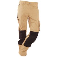 RICA LEWIS Arbeitshose - Herren - Größe 40 - Mehrere Taschen - Gerader Schnitt - Beige - MOBILON von Rica Lewis