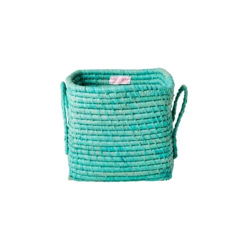 Klein Raffia Korb - Mint von Rice