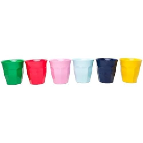 Rice - Medium Melamine Cups 6 Pcs. - Favorite Colors von Rice