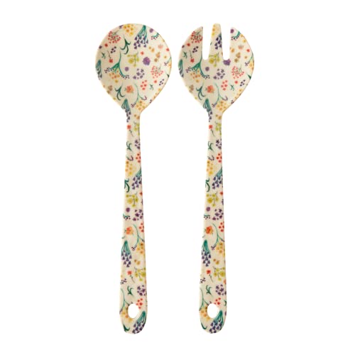 Melamin Salatset - Multi - Wild Flower Print Melamin Salatset - Multi - Wild Flower Print von Rice
