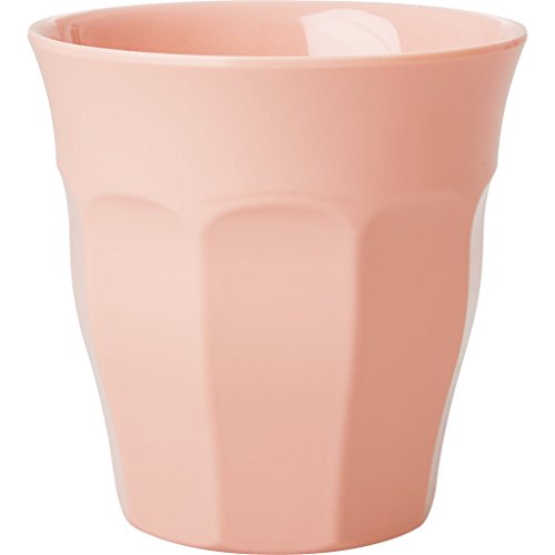 RICE Melamine Cup in Pastel Coral - Medium von Rice