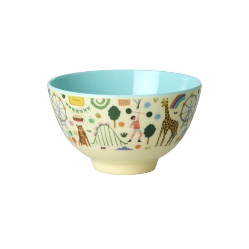 Rice Melamin Schüssel Kinderschüssel Schale klein - Mint - Fun Fair Print von Rice