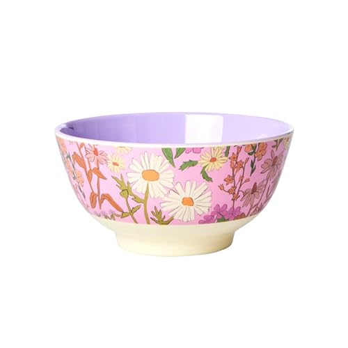 Rice Melamingeschirr Muster Daisy Dearest Print, verschiedene Artikel, (Schale medium 15 cm) von Rice