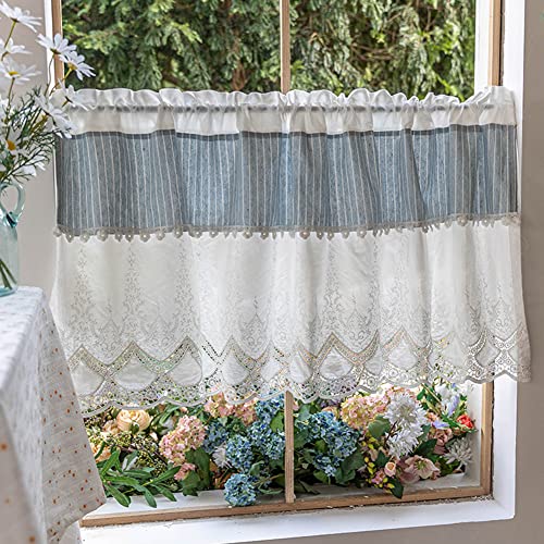 Ricemru Doppelschicht Scheibengardine Landhaus Häkelspizte 40 Streifen Baumwolle Klein Vorhang Häkelborte Bistrogardine Häkelkante Kurz Küche Kurzstore Gardinen Halbegardine,130x40cm Ricemru Doppelschicht Scheibengardine Landhaus Häkelspizte 40 Streifen Baumwolle Klein Vorhang Häkelborte Bistrogardine Häkelkante Kurz Küche Kurzstore Gardinen Halbegardine,130x40cm von Ricemru