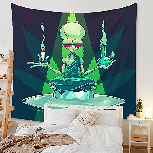 Ricemru Wandteppich Trippy Alien 180x230cm,3D Aesthetic Mysteriös Indian Wandbehang Wandtuch Psychedelic Mandala Stoff Tapestry Wall Decoration Hanging für Kinderzimmer Schlafzimmer Ricemru Wandteppich Trippy Alien 180x230cm,3D Aesthetic Mysteriös Indian Wandbehang Wandtuch Psychedelic Mandala Stoff Tapestry Wall Decoration Hanging für Kinderzimmer Schlafzimmer von Ricemru