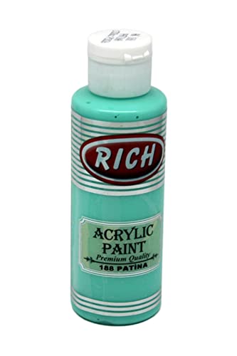 Master Acrylfarbe Patina 120 ml – Hochpigmentierte, geruchlose, wasserbasierte Acrylfarbe mit halbmattem Finish, ideal für Künstler, Hobbybastler & DIY-Projekte Master Acrylfarbe Patina 120 ml – Hochpigmentierte, geruchlose, wasserbasierte Acrylfarbe mit halbmattem Finish, ideal für Künstler, Hobbybastler & DIY-Projekte von Rich