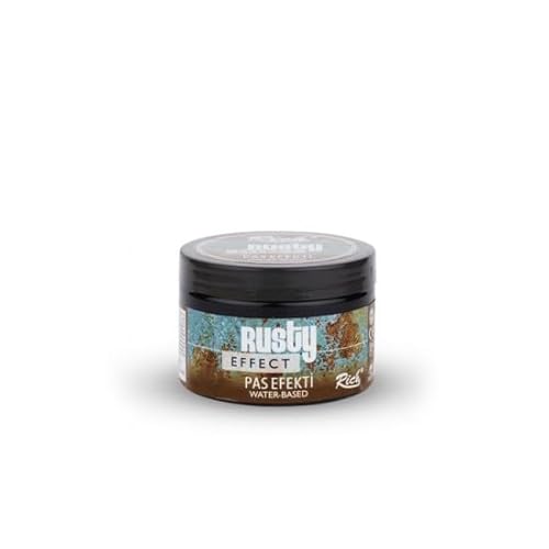 Rich Rostfarbe 150 cc Schwarz – Wasserbasierte Rostfarbe für kreative Projekte, erzeugt oxidierte, matte Oberflächen, ideal für Möbel und Dekorationen Rich Rostfarbe 150 cc Schwarz – Wasserbasierte Rostfarbe für kreative Projekte, erzeugt oxidierte, matte Oberflächen, ideal für Möbel und Dekorationen von Rich