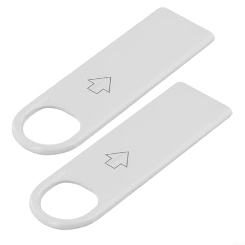1/2/10 Stück Hotelkartenschalter-Einsatzschlüssel, magnetisch, energiesparend, Zugangskontrolle, Typ 86, weiß, 10,8 x 3,2 cm (2 Stück) von RichVibe