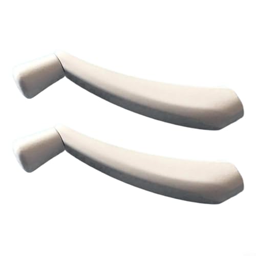 1/2 Stück klappbare Flügelfensterkurbel, platzsparende Legierung, Ersatz für Milgard und mehr, schnelle Installation, weiß (2 Stück) von RichVibe