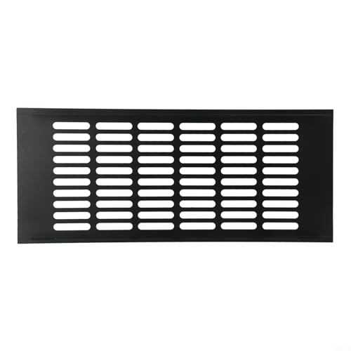 150 mm Aluminium-Lüftungsgitter, rechteckig, für Kleiderschrank, Schrank oder Tür (150 x 350 mm) von RichVibe