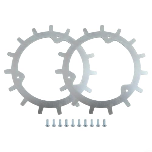 2 Stück Anti-Rutsch-Spike-Kit für Mähroboter, verbessertes Griffzubehör für Mammotion Yuka Mini selbstzentrierende Rasenmäher, Silber 2 Stück Anti-Rutsch-Spike-Kit für Mähroboter, verbessertes Griffzubehör für Mammotion Yuka Mini selbstzentrierende Rasenmäher, Silber von RichVibe