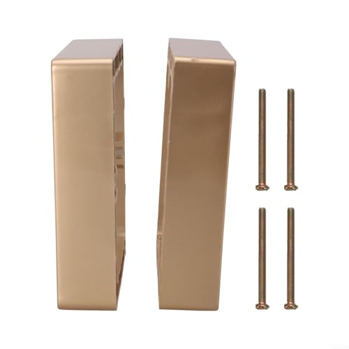 2 Stück Einzelstecknuss-Abstandshalter für 1-Gang quadratischen Kastenrahmen mit 0 78 Zoll 20 mm Tiefenverlängerung, inklusive Befestigungsschrauben für die ordnungsgemäße Installation elektrischer von RichVibe