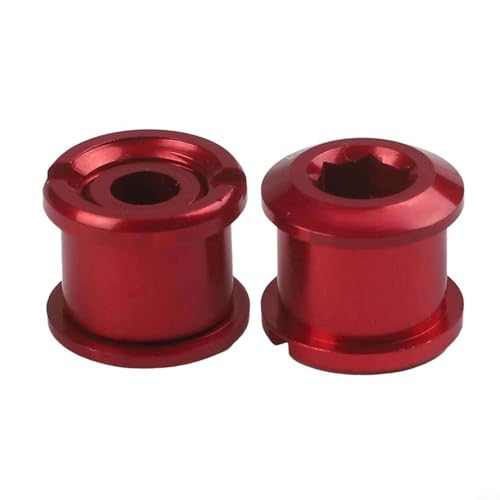 5 x Kettenblattschrauben für Fahrräder, Konstruktion aus Aluminiumlegierung mit Montageschlüssel (schwarz) von RichVibe