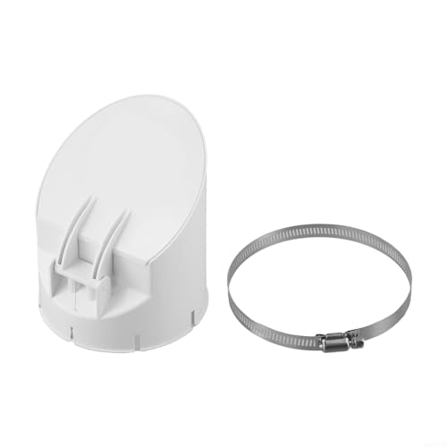 50–160 mm PVC-Bodenablaufabdeckung mit automatischem Schließen, geruchshemmendes insektensicheres Ventil für Haus- und Garteninstallationsanwendungen (110 mm) von RichVibe