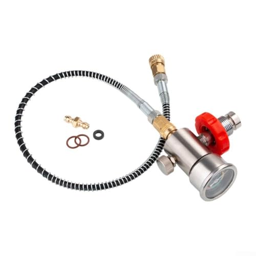 6000 psi 40 MPa G58 DIN-Adapter Tauchfüllregler Druckschlauch zur Verwendung mit Tauchpumpe und Tankladesystemen (groß bis klein) von RichVibe
