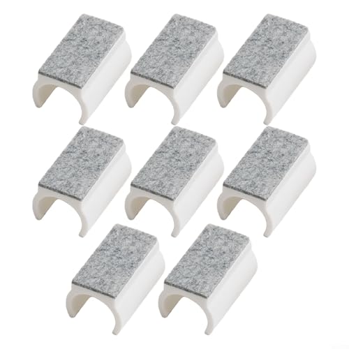 8 Stück Stuhlgleiter 25 mm Möbel Boden Proters mit Filzgleiter für Freischwinger Stühle Geräuschreduzierung (22 mm) von RichVibe