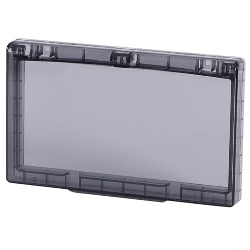 86 Typ Steckdose wasserdichte Box Wandmontage Schutz Abdeckung Gehäuse für Badezimmer Küche Lichtschalter Steckdose (schwarz) von RichVibe