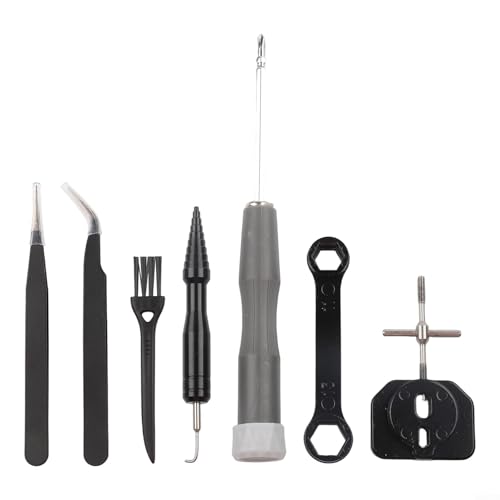 Angelrollen Reparaturset mit Trapezkonus und Armschlüssel für alle Angler (4-teiliges Set) von RichVibe