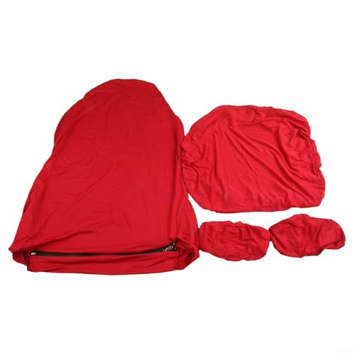 Büro-Gaming-Stuhl-Sitzbezug mit elastischem Material, Stretchschutz für Computerstuhlsitze und Armlehnen zu Hause oder im Büro (rot) von RichVibe