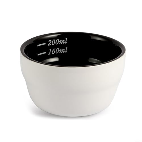 Cupboard Essential Präzisionskaffeeschüsseln mit sicherem, rutschfestem Boden (schwarz) von RichVibe