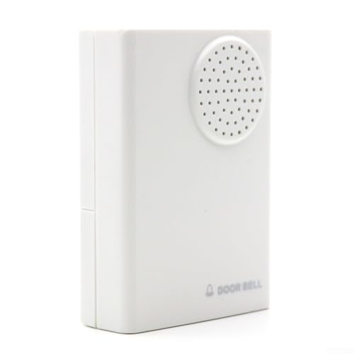 DingDong, elektronische Türklingel und Schloss für Zuhause und Büro, feuerfeste ABS-Schale, lauter eingebauter Lautsprecher, Chip-Design für klaren und stabilen Klang (12 V Verkabelung) von RichVibe