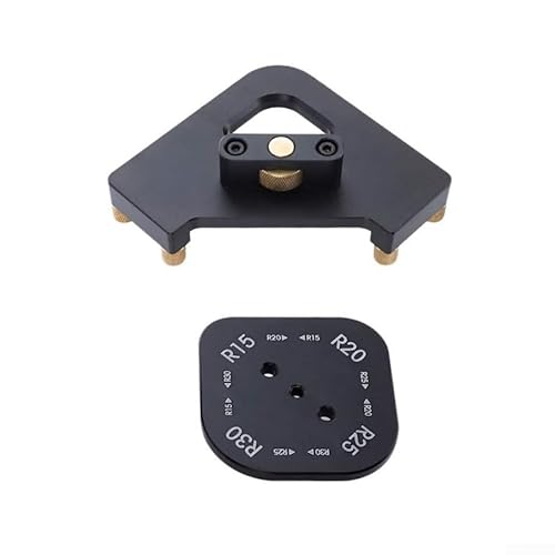 Ecken einfach gemacht, hochpräzise Fräsen mit Aluminium-Legierung, Eckradius-Schablonen-Kits (R15-20-25-30) von RichVibe