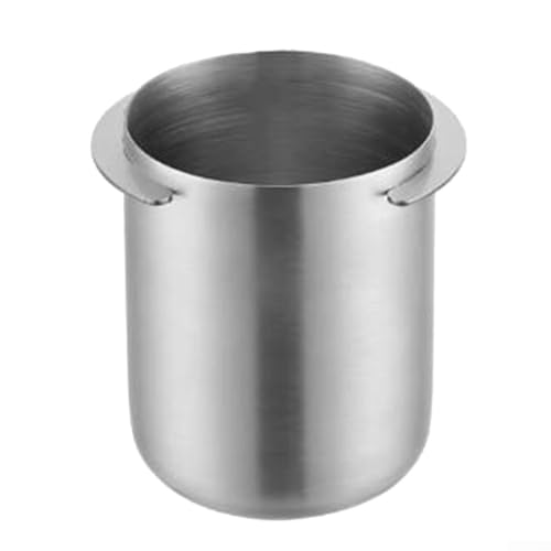 Effizientes Espressobrühen mit 58 mm Edelstahl-Kaffeemessbecher (Silber) von RichVibe