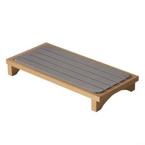 Effizientes Kieselgur-Tablett für Waschbecken-Organisation, Holzsockel hält Bad und Küche ordentlich, stilvolles Design Effizientes Kieselgur-Tablett für Waschbecken-Organisation, Holzsockel hält Bad und Küche ordentlich, stilvolles Design von RichVibe