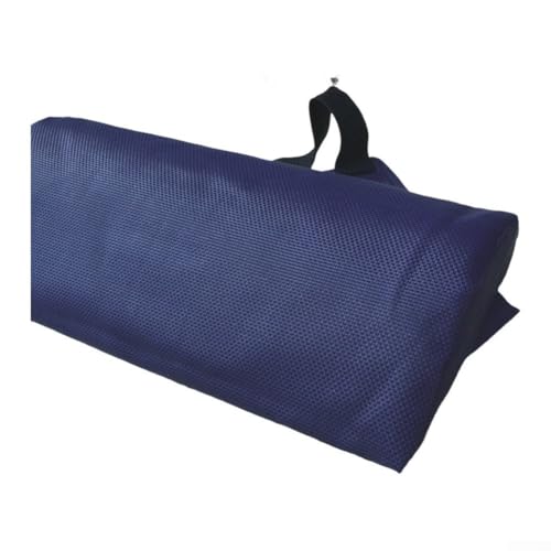 Ergonomisches verstellbares Liegestuhlkissen zur Nacken- und Kopfstütze, atmungsaktives Material für kühlenden Komfort im Freien (Rotwein 35 x 6 x 15) von RichVibe