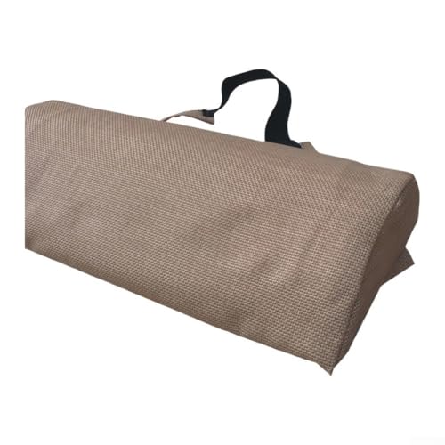 Ergonomisches verstellbares Liegestuhlkissen zur Nacken- und Kopfstütze, atmungsaktives Material für kühlenden Komfort im Freien (blau 35 x 6 x 15) von RichVibe