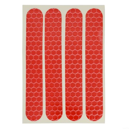 Für Ninebot Max G30 Scooter Sicherheit Reflektierender Aufkleber Einfach anzubringen und zu verwenden (Rot) von RichVibe