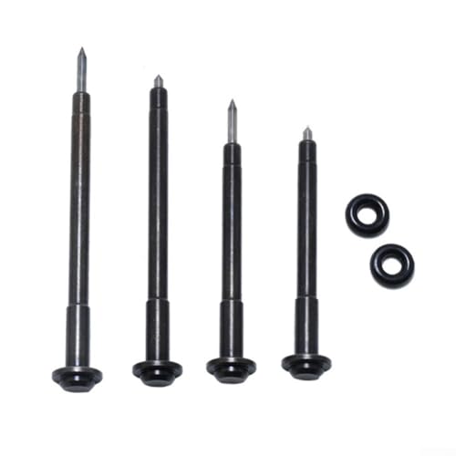 Für pneumatischen Gravurstift für Präzisionsspitze zum Gravieren auf Metall, Holz, Stein, für Glas, DIY, einschließlich Ersatz-O-Ringen und praktischem Ersatzspitze (52 mm) von RichVibe