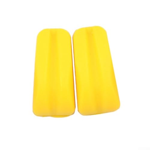 Gummi Stoßdämpfer Set für Fitnessgeräte Geräuschreduzierung und Stoßdämpfung (Gelb) von RichVibe
