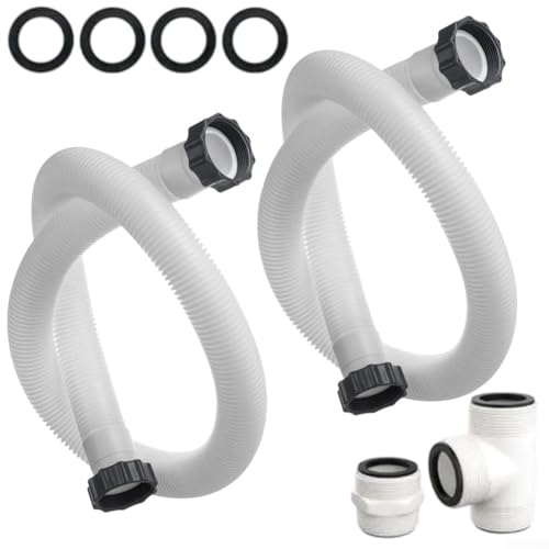 Komplettes Schlauchadapter-Set für Intex & Coleman Poolfilter 1 5 Zoll Durchmesser mit Anschlussmöglichkeiten von RichVibe