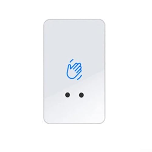Kontaktlose Taste für Zugangskontrolle mit hoher Haltbarkeit und einfacher Integration in bestehende Systeme (weiß 86 x 55 mm) von RichVibe