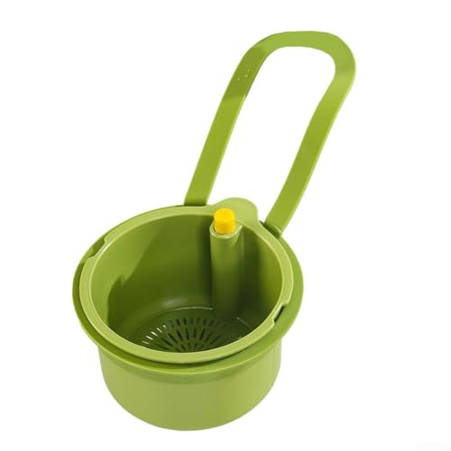 Küchenspüle Hängekorb Sieb für effiziente Lebensmittelabfalltrennung, Obstreinigung und platzsparend, mit leicht zu reinigendem Material (grün) von RichVibe