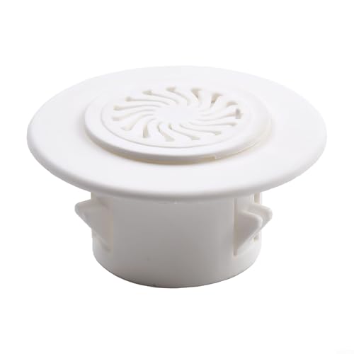 Kunststoff-Lüftungsgitter-Abdeckung für Wandloch, PP-Material, Klimaanlagen-K-Öffnung, Abdeckplatte, weiß, 40–100 mm Größenoptionen (40 mm) von RichVibe