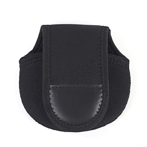 Leichte Neopren-Angelrolle, ideal für Baitcast-Rollen-Schutz auf Angelausflügen (schwarz, 13 x 26 cm) von RichVibe