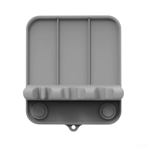 Löffelablage mit praktischem Abtropf-Pad-Design, um die Theken beim Kochen sauber zu halten (grau) von RichVibe