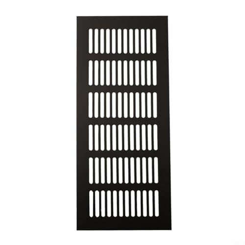 Lüftungsgitter-Abdeckung für Kleiderschrank und Schrank, Aluminium, rechteckig, 100 x 250 mm, widerstandsfähiger Lüftungsschlitz aus Legierung Lüftungsgitter-Abdeckung für Kleiderschrank und Schrank, Aluminium, rechteckig, 100 x 250 mm, widerstandsfähiger Lüftungsschlitz aus Legierung von RichVibe