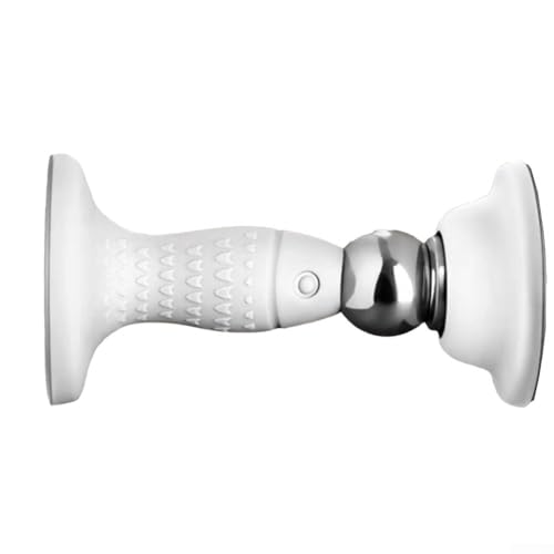 Magnetischer Türhalter mit Boden-Saugnapf und Silikonmaterial, hält Türen fest (weiß) von RichVibe